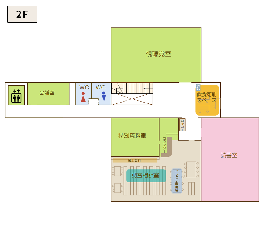 佐野図書館2F